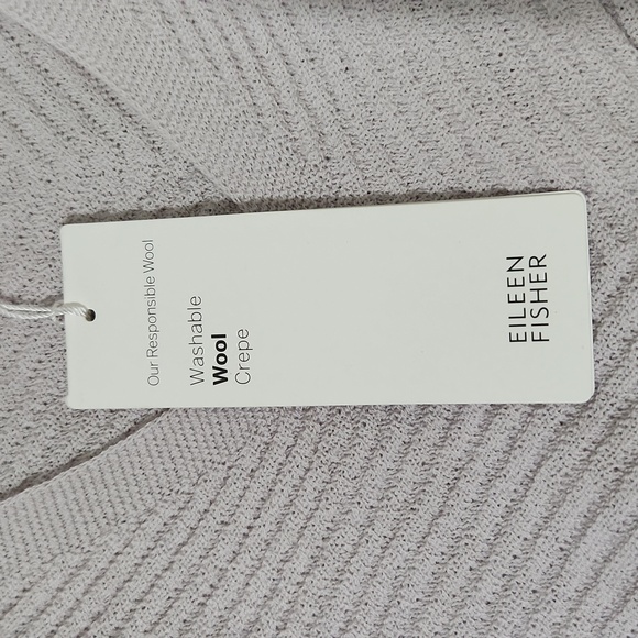 NWT Eileen Fisher Washable Wool Crepe Ballet Neck Tunic. Size M - Picture 10 of 11